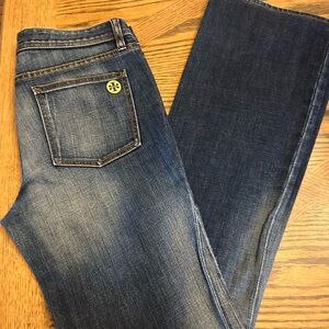 TORY BURCH "classic tory" jeans ! Great condition!